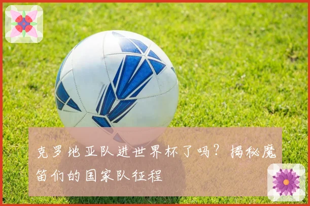 克罗地亚队进世界杯了吗？揭秘魔笛们的国家队征程